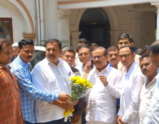 Visit to institute by Mushrif Saheb, Samarjeet Raje, Rajesh Tope