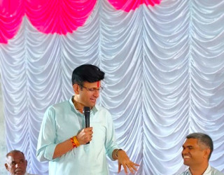 Visit to institute by Mushrif Saheb, Samarjeet Raje, Rajesh Tope