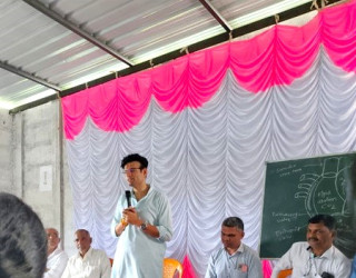 Visit to institute by Mushrif Saheb, Samarjeet Raje, Rajesh Tope